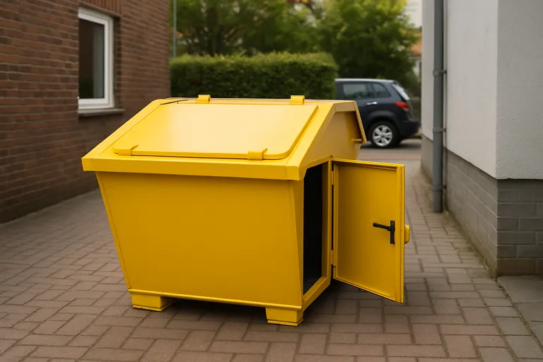 Compacte kuubcontainer: de afmetingen die echt passen bij jouw klus en locatie