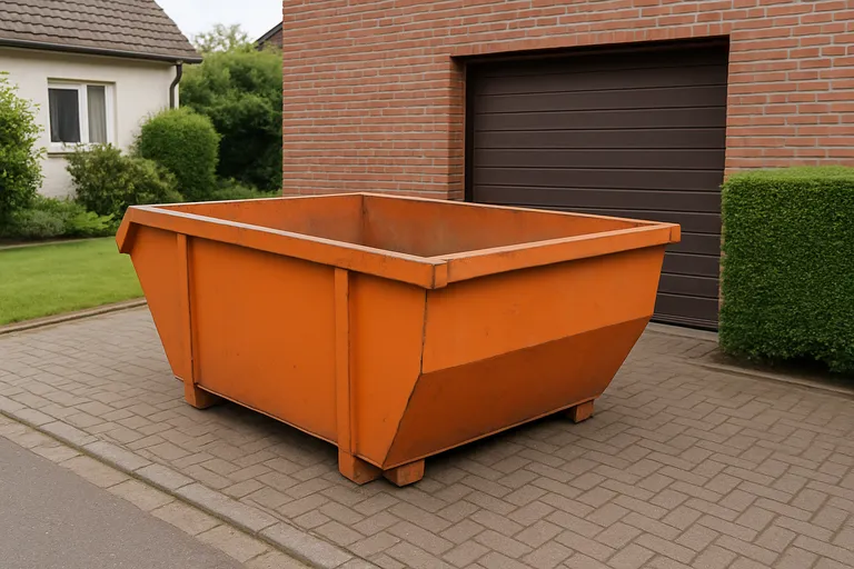De ideale afmetingen van een compacte kuubcontainer voor jouw oprit en kleine klussen