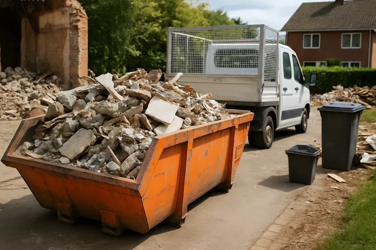 Hoe voer je sloopafval af