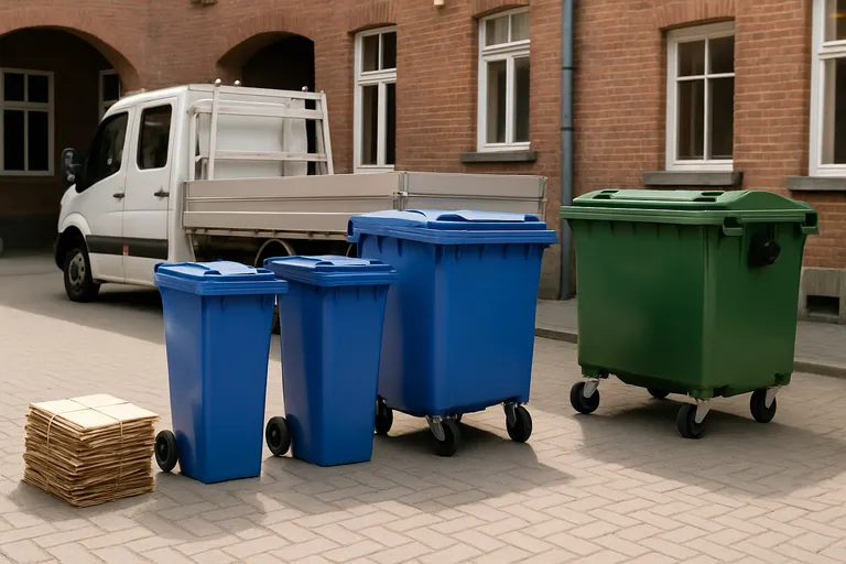 Inzameling, containers en logistiek