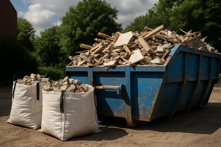 Inzameling en containers voor bouw- en sloopafval