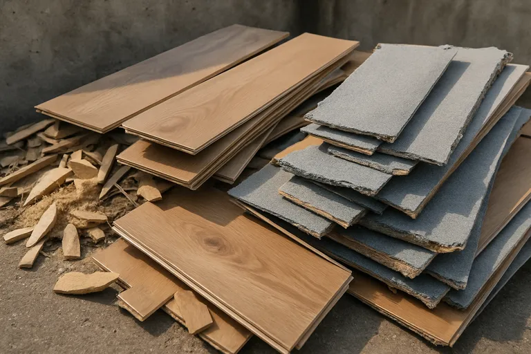 Laminaat afvoeren: wat valt eronder (en wat is laminaat afval)