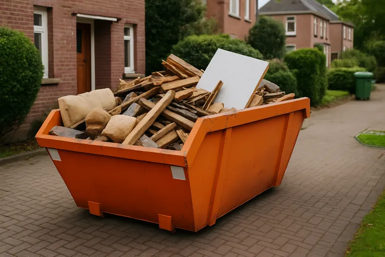 Maak snel weer ruimte met een grofvuil container voor middelgrote klussen