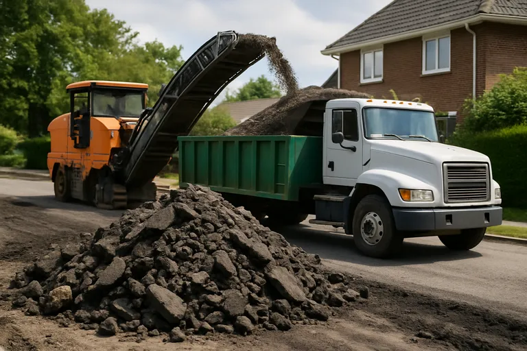 Opties voor afvoer en recycling