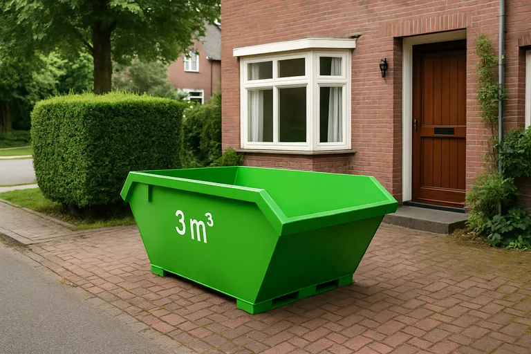 Past een 3m3 container bij jouw locatie