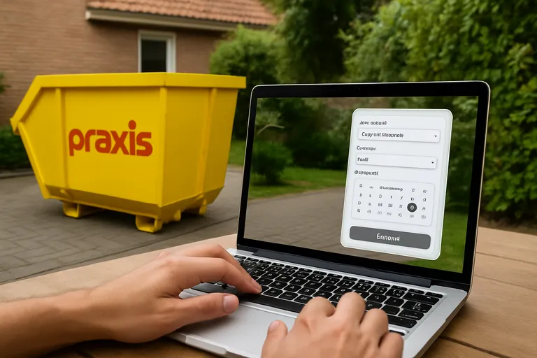 Praxis container huren: stappen, kosten en voorwaarden