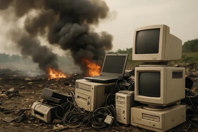 Risico's en impact van e waste