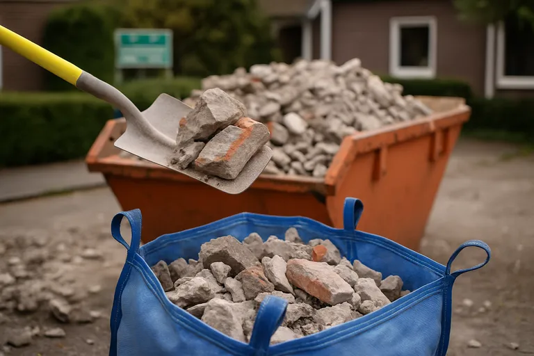 Slim en duurzaam je puin afvoeren zonder gedoe