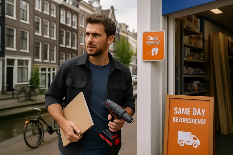 Slim klussen in amsterdam met de juiste bouwwinkel om de hoek