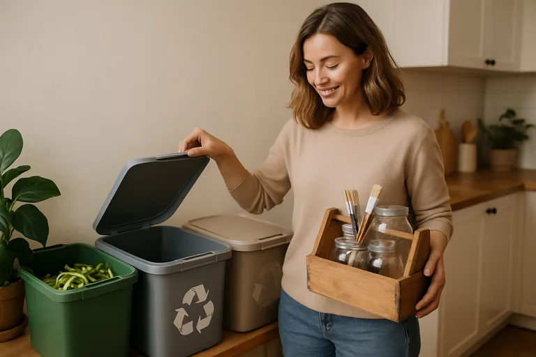 Slim starten thuis: scheiden en upcyclen