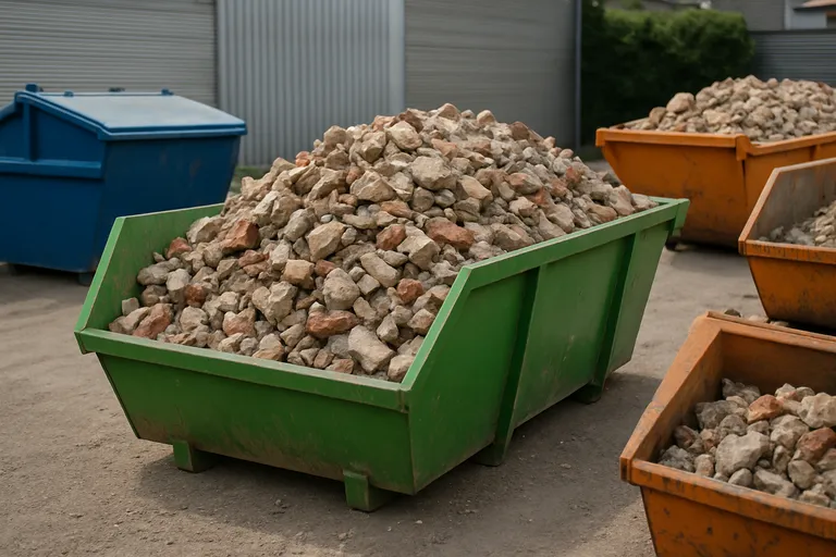 Typen en maten stortcontainers