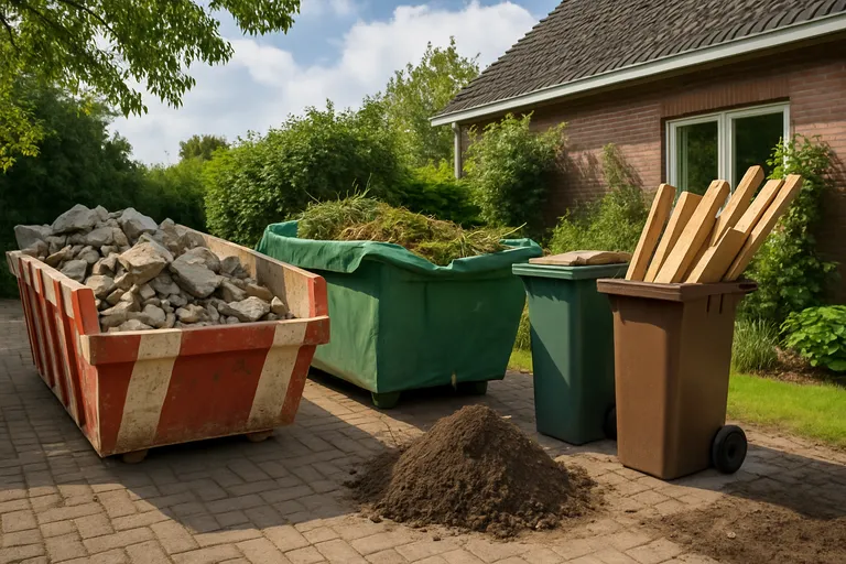 Van bouwpuin tot groenafval: zo kies je de juiste afvalcontainer en regel je een schone, betaalbare afvalstroom