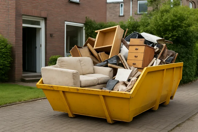 Van rommel naar rust: zo helpt een huisraadcontainer je op weg