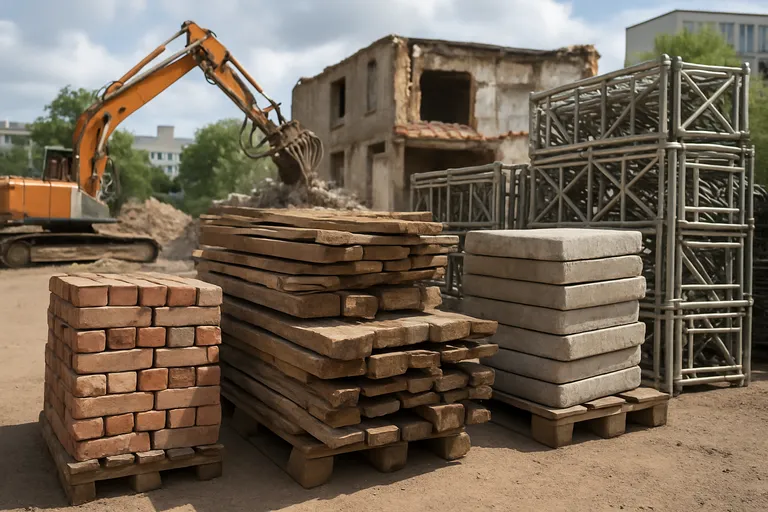 Van sloop naar oogst: de circulaire markt voor hergebruikte bouwmaterialen