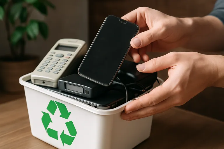 Verantwoord omgaan met e waste