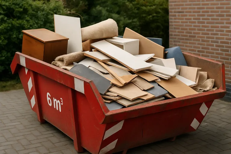 Wanneer kies je een 6M3 grofvuil container