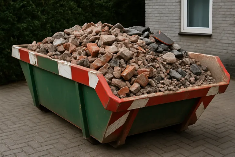 Wat is een puincontainer en wanneer heb je die nodig