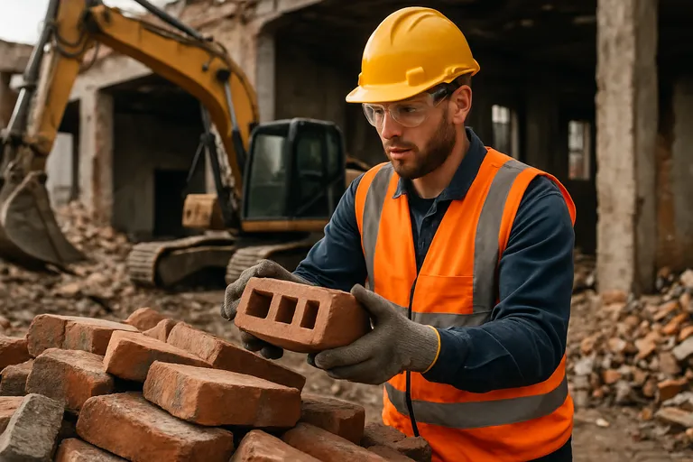 Werken met sloopmateriaal: uitvoering en veiligheid