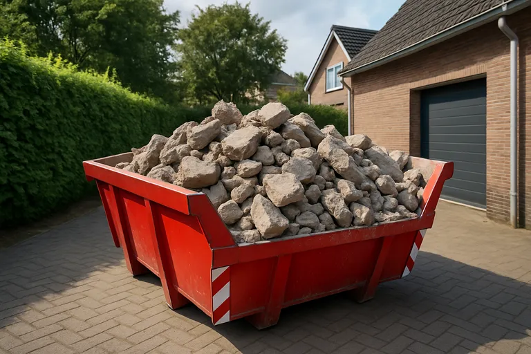 Zo huur je snel en slim een stenen container