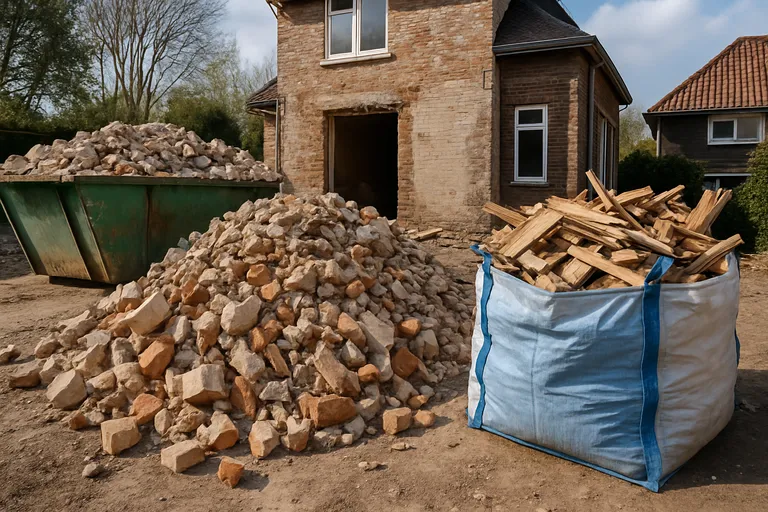 Zo pak je bouwafval aan: duurzaam scheiden, wegbrengen of laten ophalen