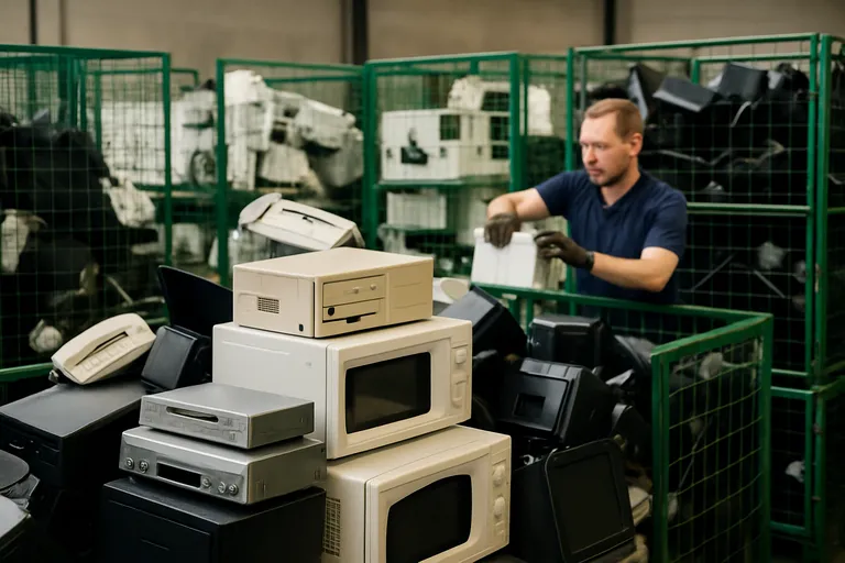 Zo werkt de recycling van elektronische apparaten