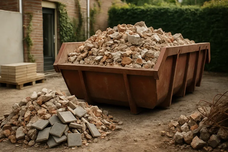 Zonder gedoe je puin afvoeren: kies de juiste container voor elke klus
